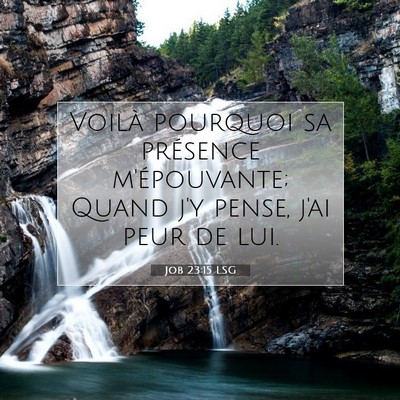 Job 23:15 LSG Image du verset biblique