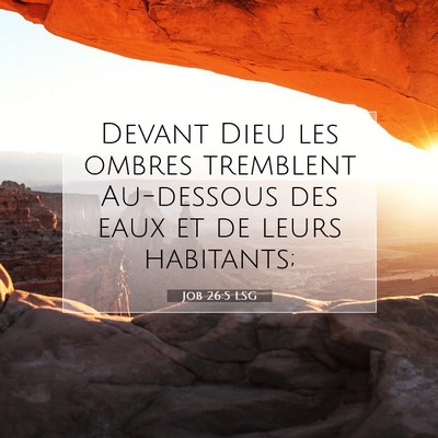 Job 26:5 Verset biblique expliqué