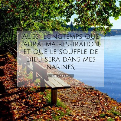 Job 27:3 Verset biblique expliqué