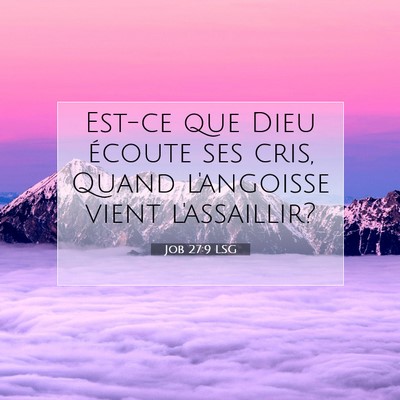 Job 27:9 LSG Image du verset biblique