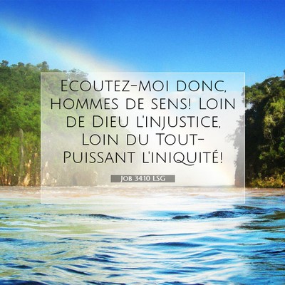 Job 34:10 LSG Image du verset biblique