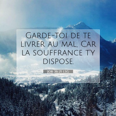 Job 36:21 Verset biblique expliqué