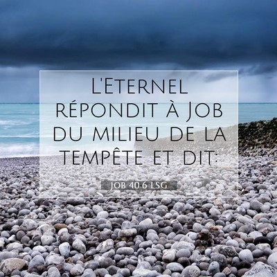 Job 40:6 Verset biblique expliqué