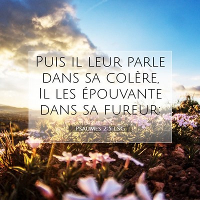 Psaumes 2:5 Verset biblique expliqué