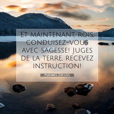 Psaumes 2:10 Verset biblique expliqué