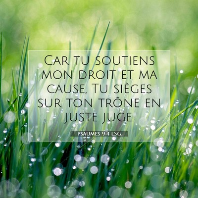 Psaumes 9:4 Verset biblique expliqué