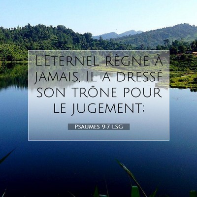 Psaumes 9:7 LSG Image du verset biblique