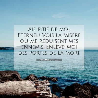 Psaumes 9:13 Verset biblique expliqué