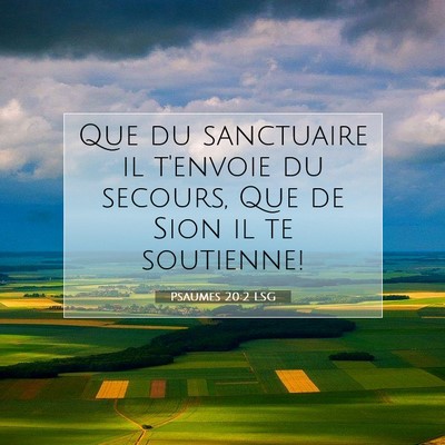 Psaumes 20:2 LSG Image du verset biblique