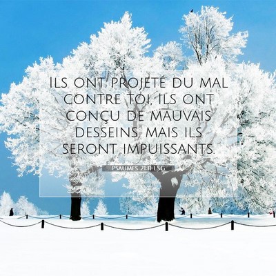 Psaumes 21:11 Verset biblique expliqué