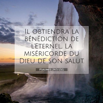 Psaumes 24:5 Verset biblique expliqué