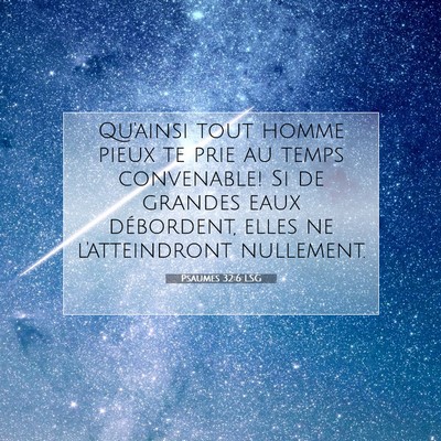 Psaumes 32:6 Verset biblique expliqué