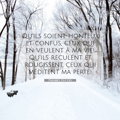 Psaumes 35:4 Verset biblique expliqué