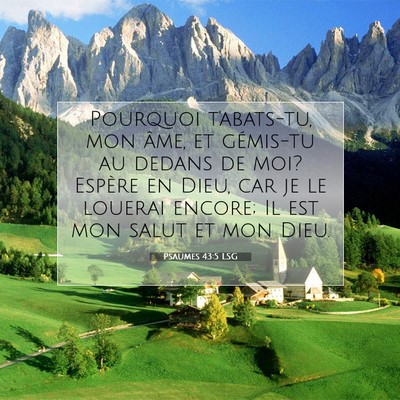 Psaumes 43:5 LSG Image du verset biblique