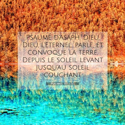 Psaumes 50:1 Verset biblique expliqué