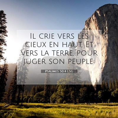 Psaumes 50:4 Verset biblique expliqué