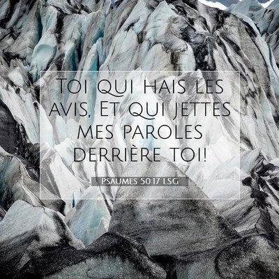 Psaumes 50:17 LSG Image du verset biblique