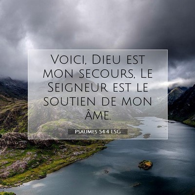 Psaumes 54:4 LSG Image du verset biblique