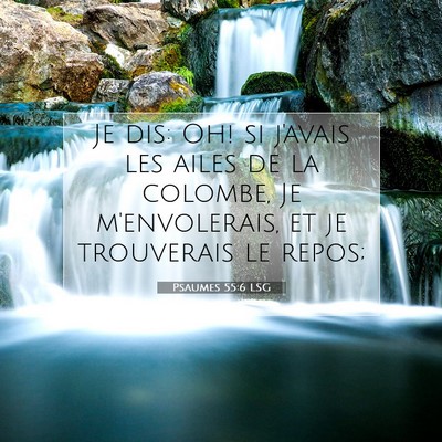 Psaumes 55:6 Verset biblique expliqué