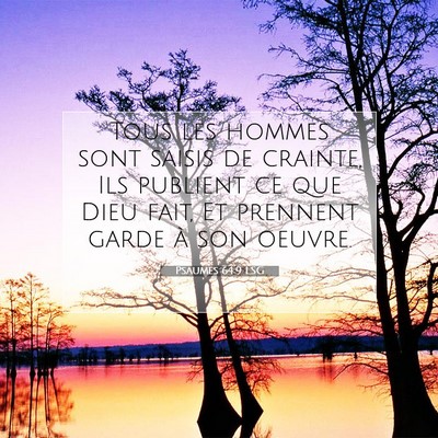 Psaumes 64:9 LSG Image du verset biblique