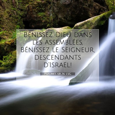 Psaumes 68:26 LSG Image du verset biblique