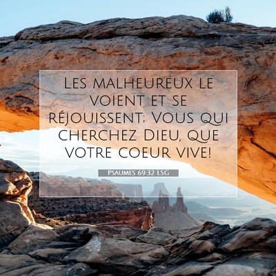 Psaumes 69:32 LSG Image du verset biblique