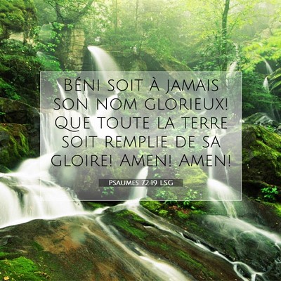 Psaumes 72:19 LSG Image du verset biblique