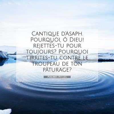 Psaumes 74:1 Verset biblique expliqué