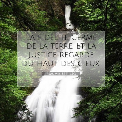 Psaumes 85:11 Verset biblique expliqué