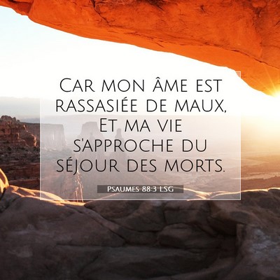 Psaumes 88:3 Verset biblique expliqué