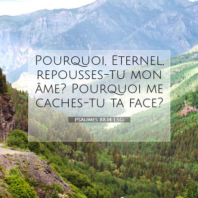 Psaumes 88:14 Verset biblique expliqué