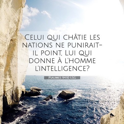 Psaumes 94:10 LSG Image du verset biblique