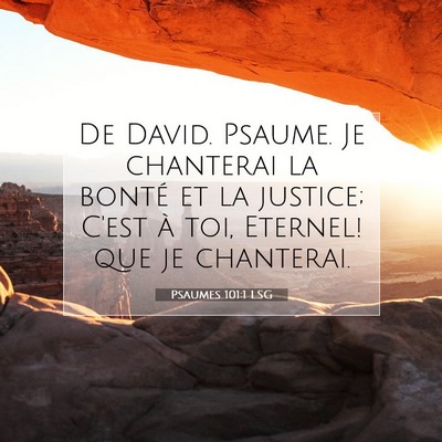 Psaumes 101:1 Verset biblique expliqué