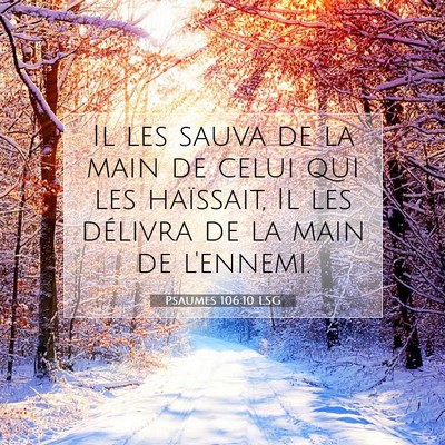 Psaumes 106:10 Verset biblique expliqué