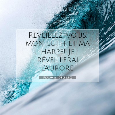 Psaumes 108:2 LSG Image du verset biblique