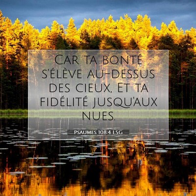 Psaumes 108:4 Verset biblique expliqué