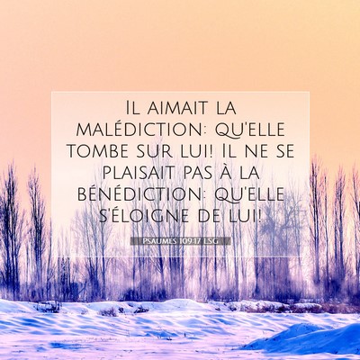 Psaumes 109:17 Verset biblique expliqué