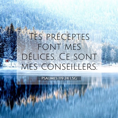 Psaumes 119:24 LSG Image du verset biblique