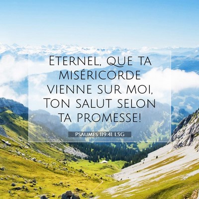 Psaumes 119:41 Verset biblique expliqué