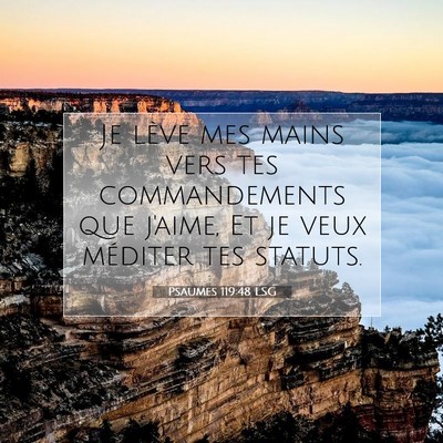 Psaumes 119:48 Verset biblique expliqué