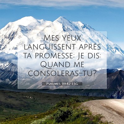 Psaumes 119:82 Verset biblique expliqué