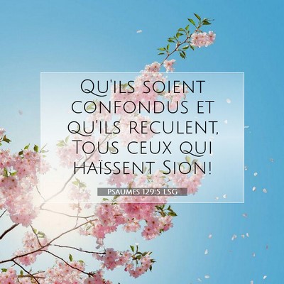 Psaumes 129:5 Verset biblique expliqué