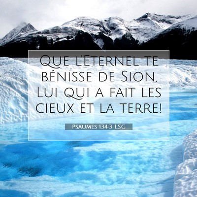 Psaumes 134:3 Verset biblique expliqué