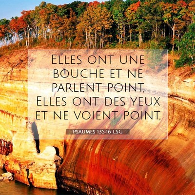 Psaumes 135:16 Verset biblique expliqué