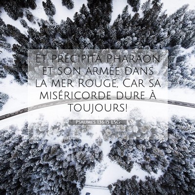 Psaumes 136:15 LSG Image du verset biblique