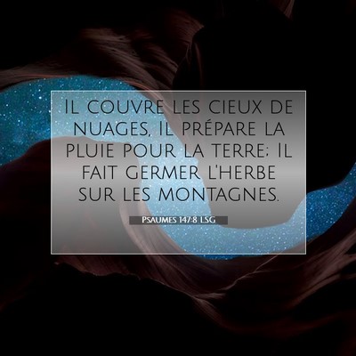 Psaumes 147:8 Verset biblique expliqué