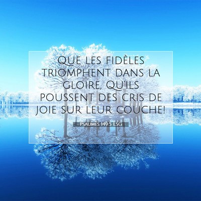 Psaumes 149:5 Verset biblique expliqué