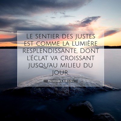 Proverbes 4:18 Verset biblique expliqué