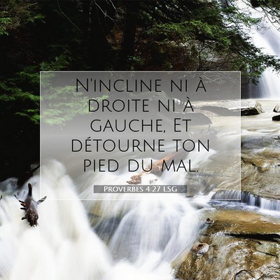 Proverbes 4:27 Verset biblique expliqué