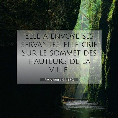 Proverbes 9:3 Verset biblique expliqué